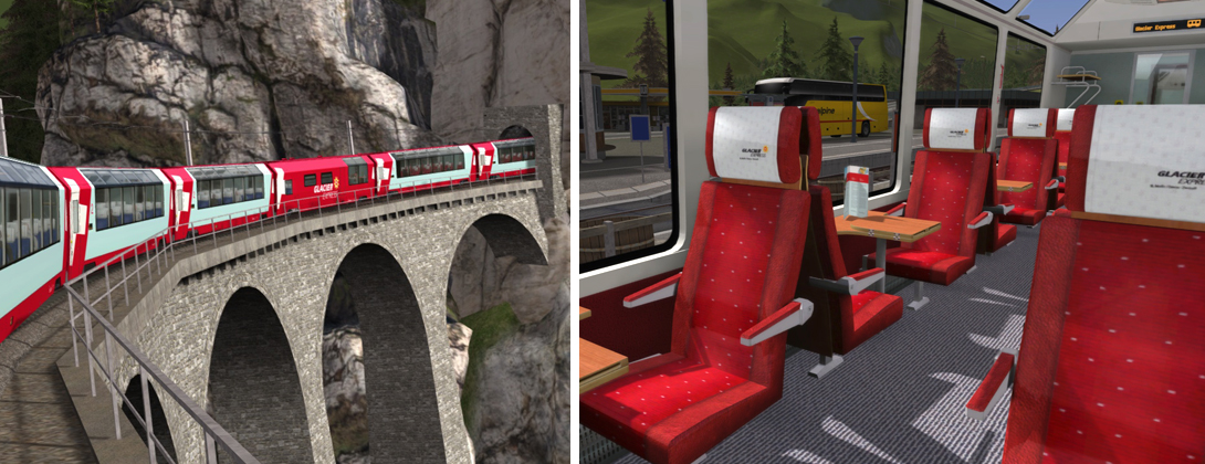 Glacier Express Panoranic Coaches