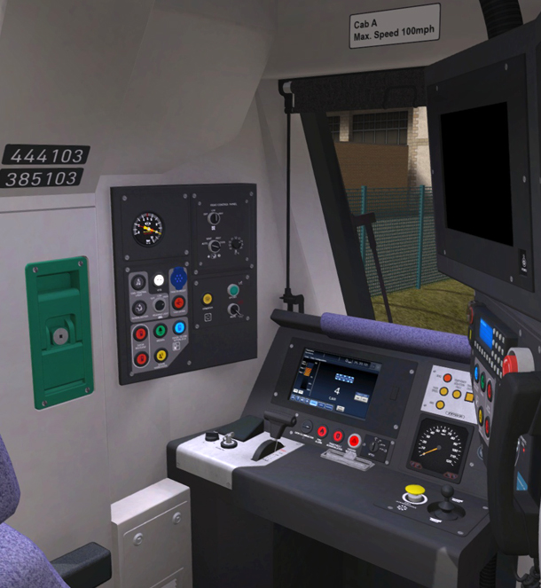 Class 385 Driver Cabin